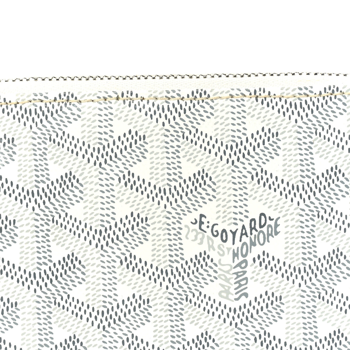 Goyard Goyardine Senat Pochette PM White 4 of 8