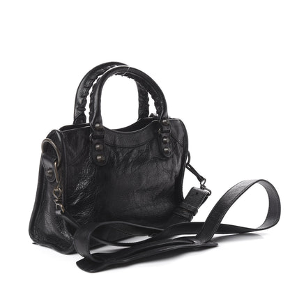 Balenciaga Agneau Classic Hardware Mini City Black 4 of 11