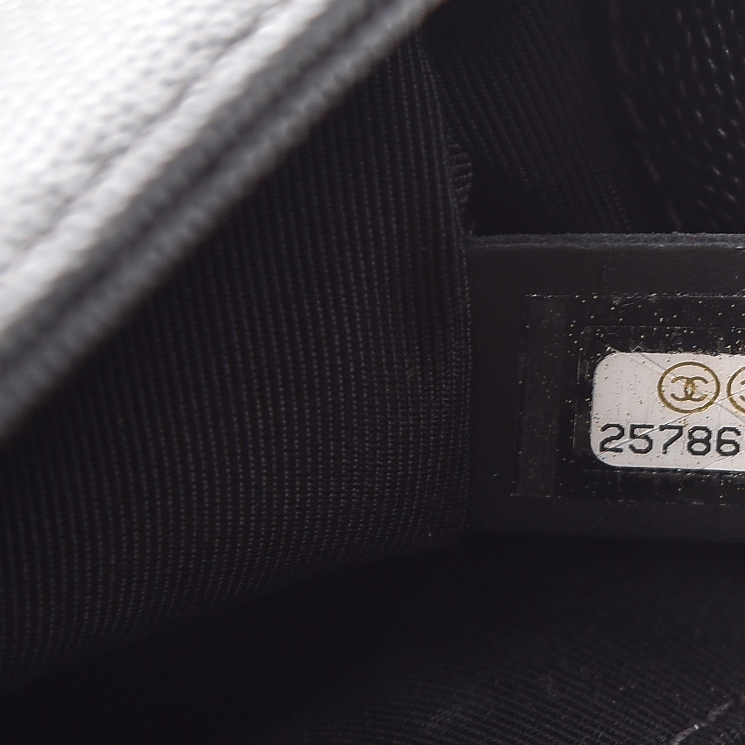 Chanel Caviar Chevron Quilted Medium Boy Flap Black 7 of 8