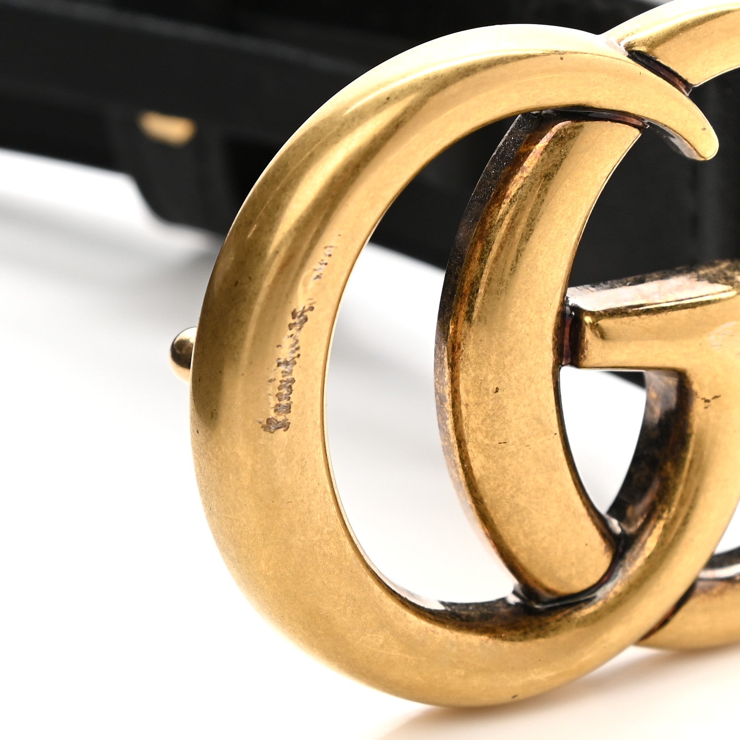 Gucci Calfskin Double G 30mm Belt 85 34 Black 10 of 10