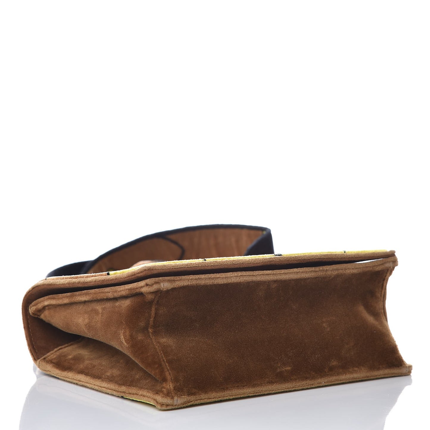 Velvet Cahier Shoulder Bag Cammello