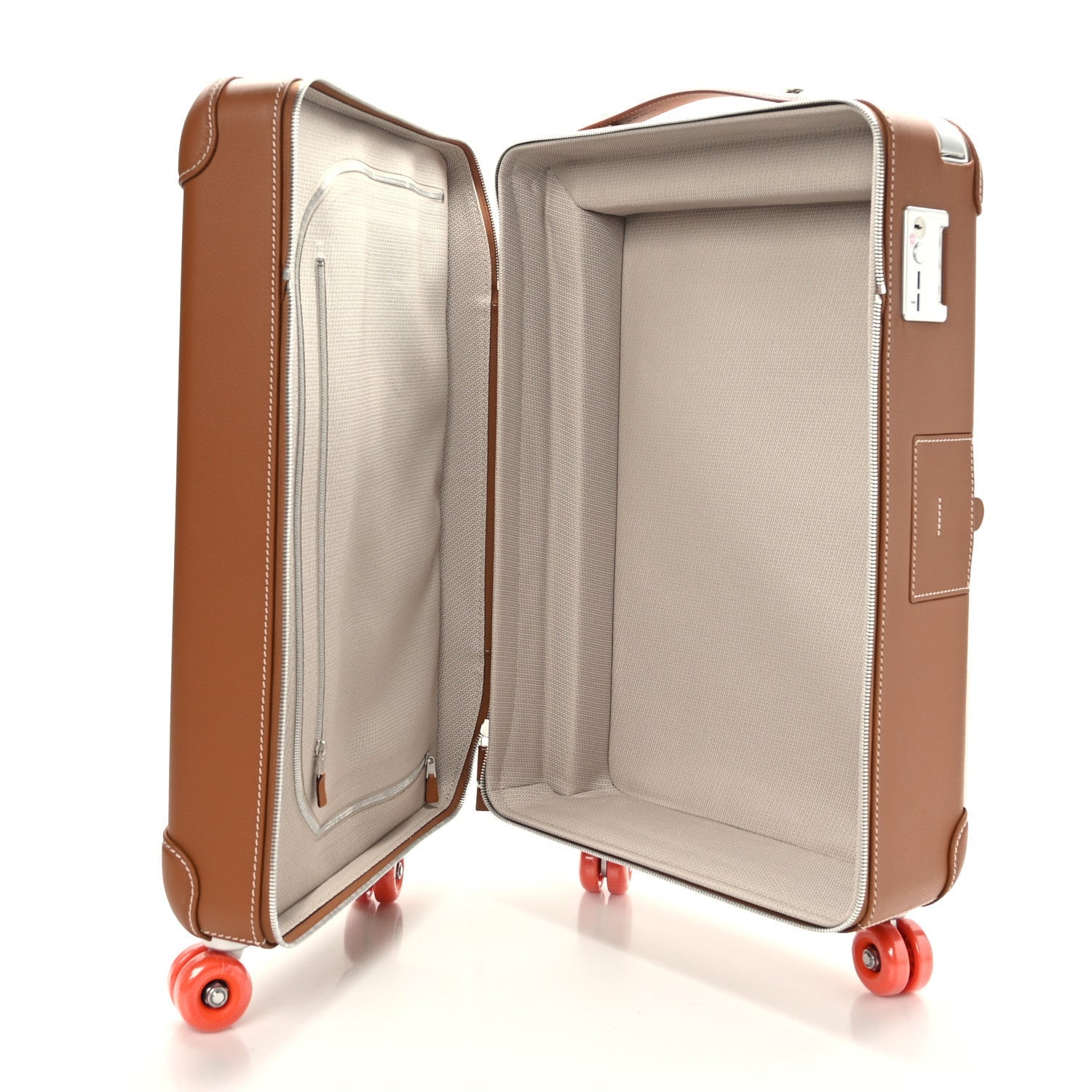 Hermes Canvas Taurillon Regate RMS Rolling Trolley Luggage Multicolor 4 of 7