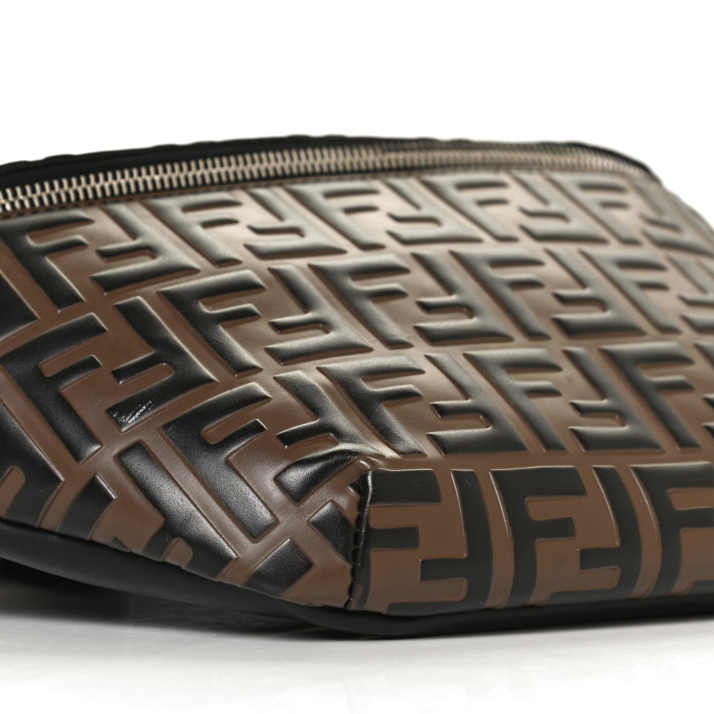 Vitello Century Bi-Color FF 1974 Embossed Belt Bag Maya Black