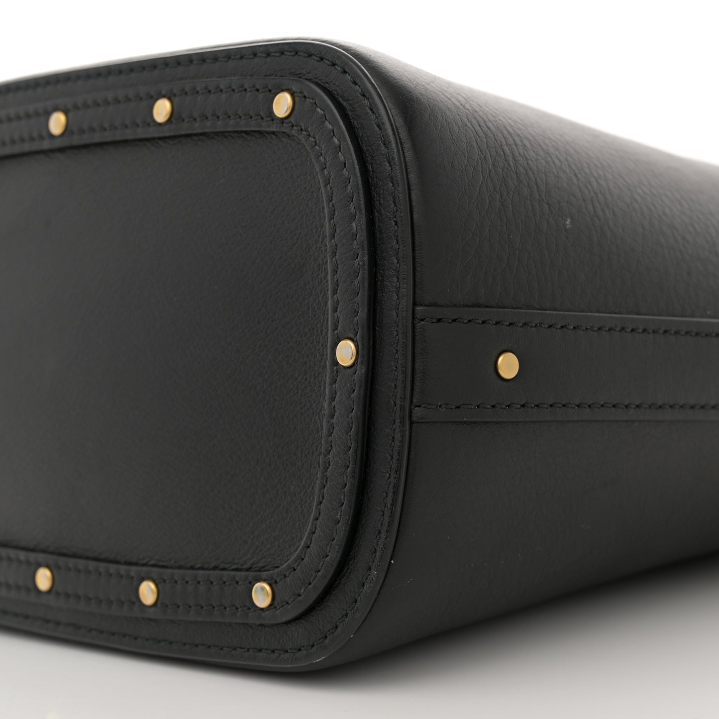 Smooth Calfskin Small Roy Bucket Bag Black