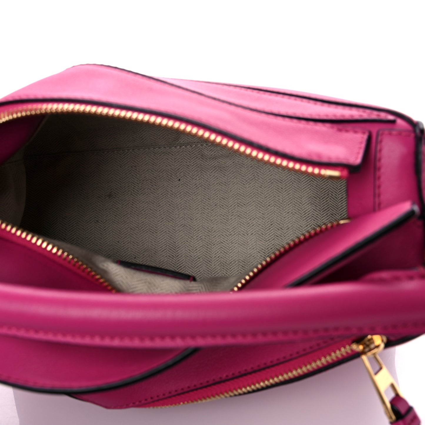 Calfskin Small Puzzle Bag Fuchsia