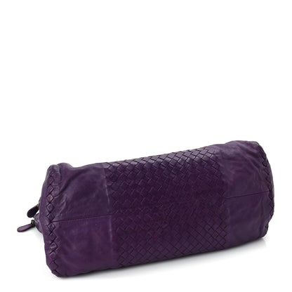 Bottega Veneta Calfskin Intrecciato Large Leggero Tote Purple 3 of 8