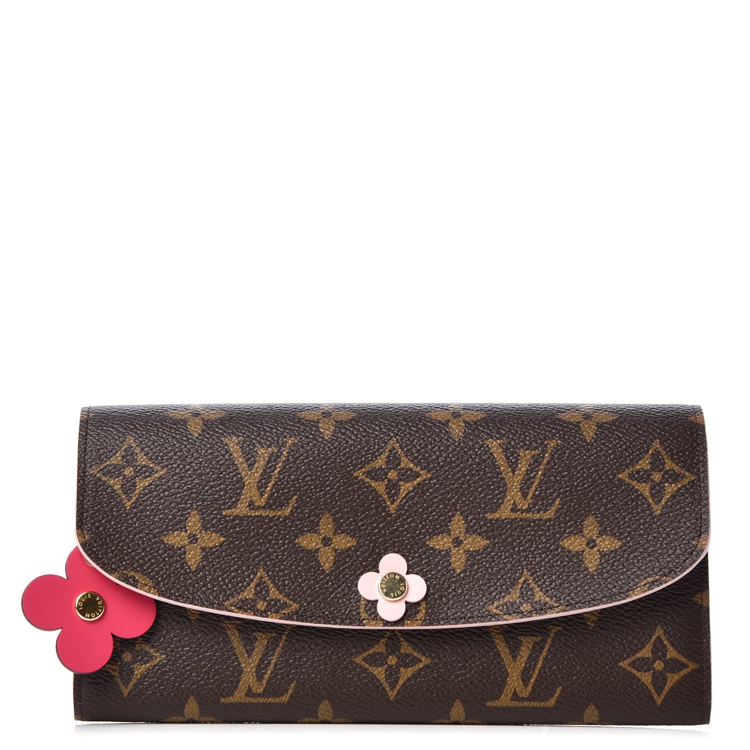 Louis Vuitton Monogram Bloom Flower Emilie Wallet 1 of 8