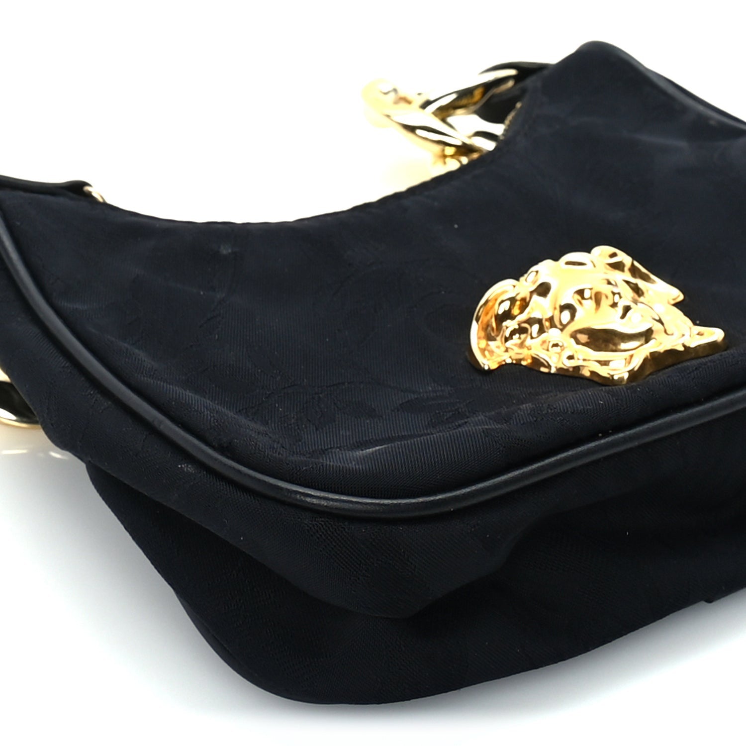 Versace Nylon Palazzo Childrens Shoulder Bag Black 7 of 8