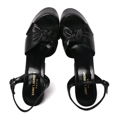 Saint Laurent Vendome Bianca 85 Platform Sandals 37 Black 6 of 8