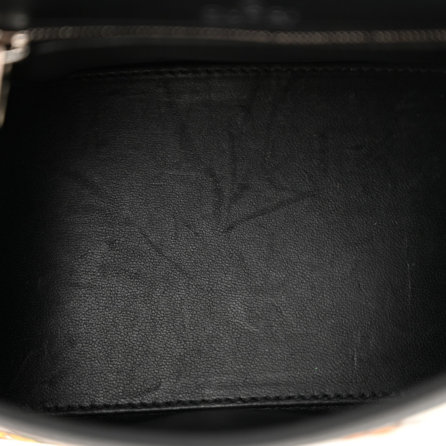 Balenciaga X GUCCI Canvas Boarded Plutone Calfskin Flora Logo Print Small Hourglass Top Handle Bag White Multicolor Black 11 of 14