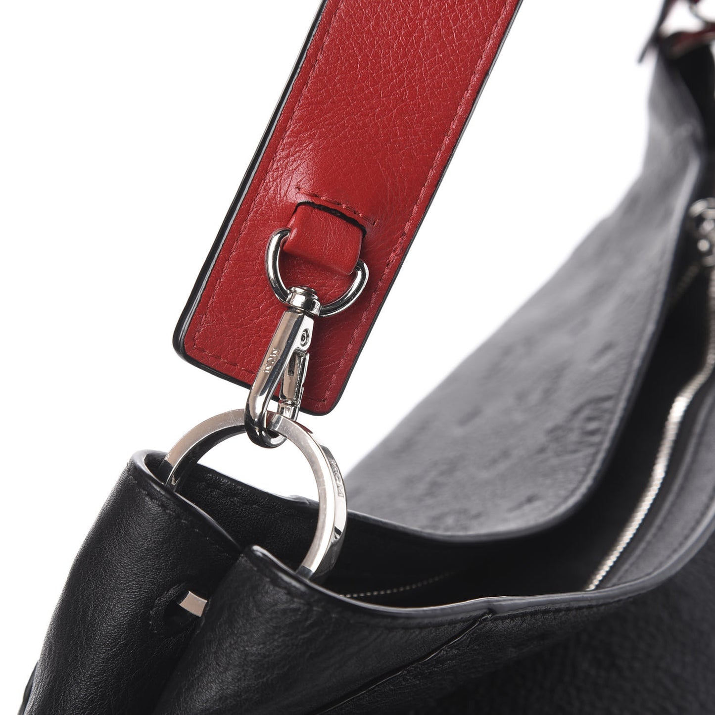 Calfskin Ottomar Large Klara Hobo Black