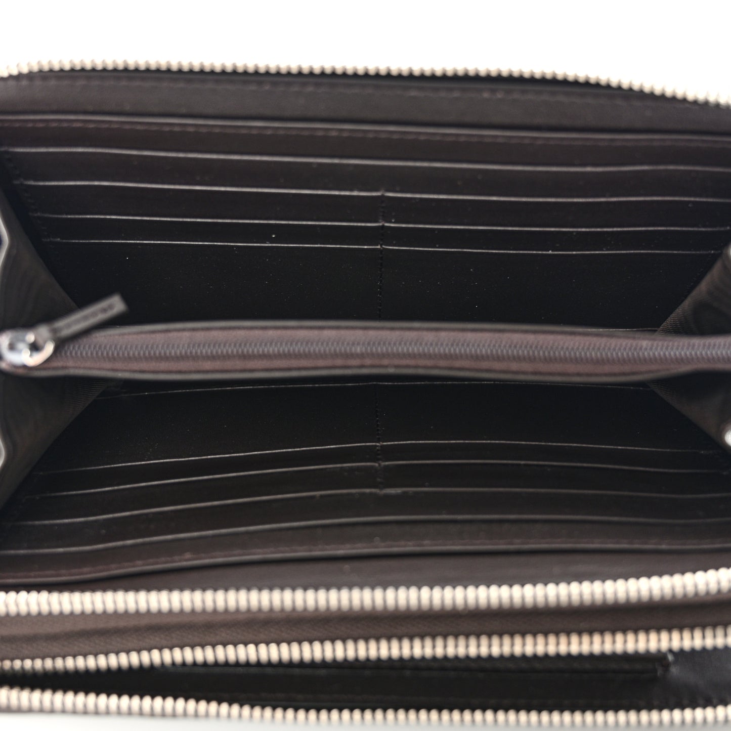 Microguccissima Zip Around Top Handle Travel Wallet Testa di Moro