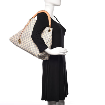 Louis Vuitton Damier Azur Artsy MM 2 of 13