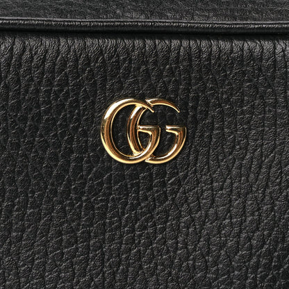 Gucci Dollar Calfskin Super Mini GG Marmont Chain Shoulder Bag Black 6 of 8