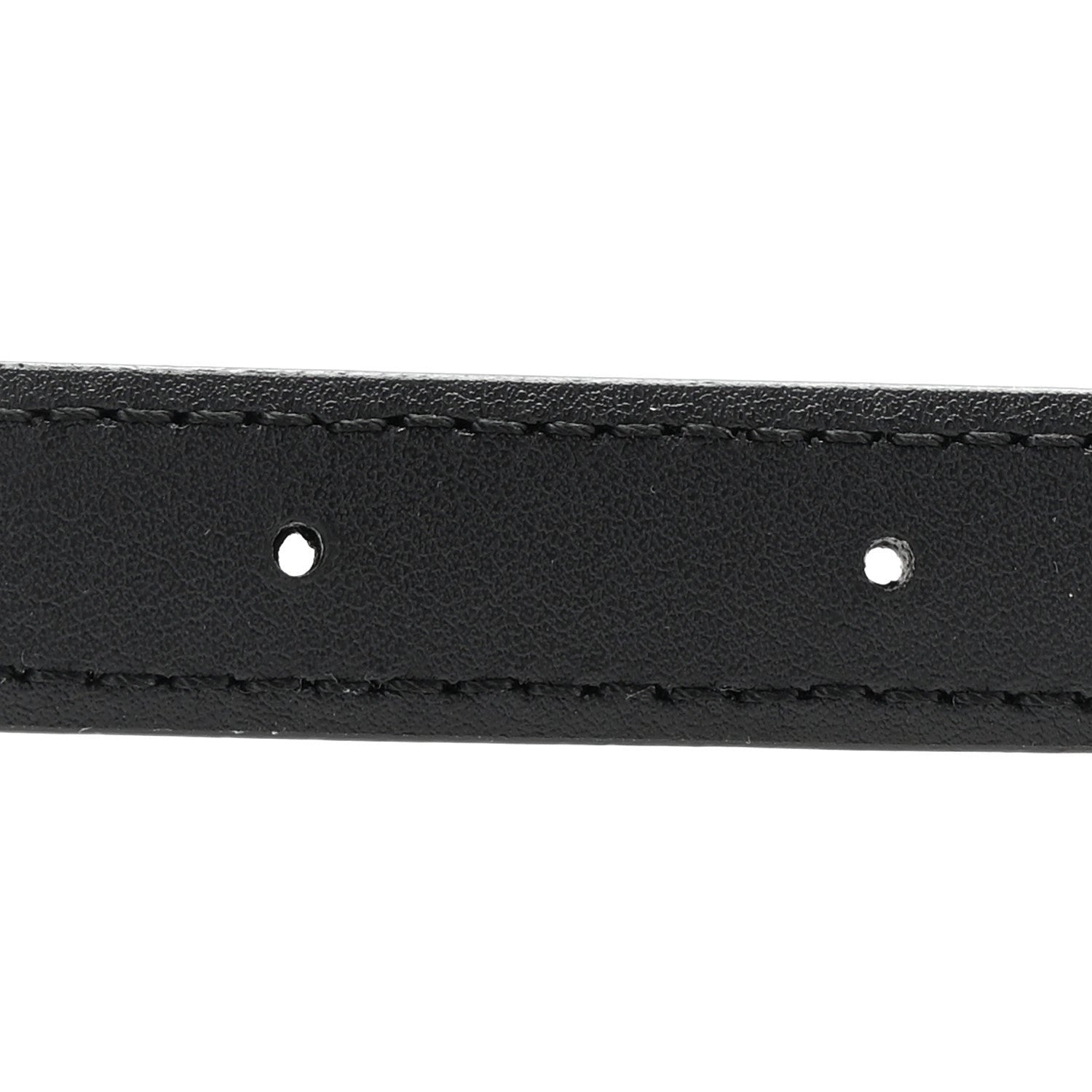 Gucci Efesto Leather Womens Horsebit 15/23mm Belt 105 42 Black 4 of 5