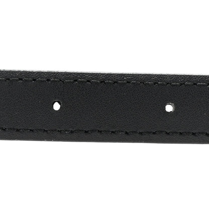 Gucci Efesto Leather Womens Horsebit 15/23mm Belt 105 42 Black 4 of 5