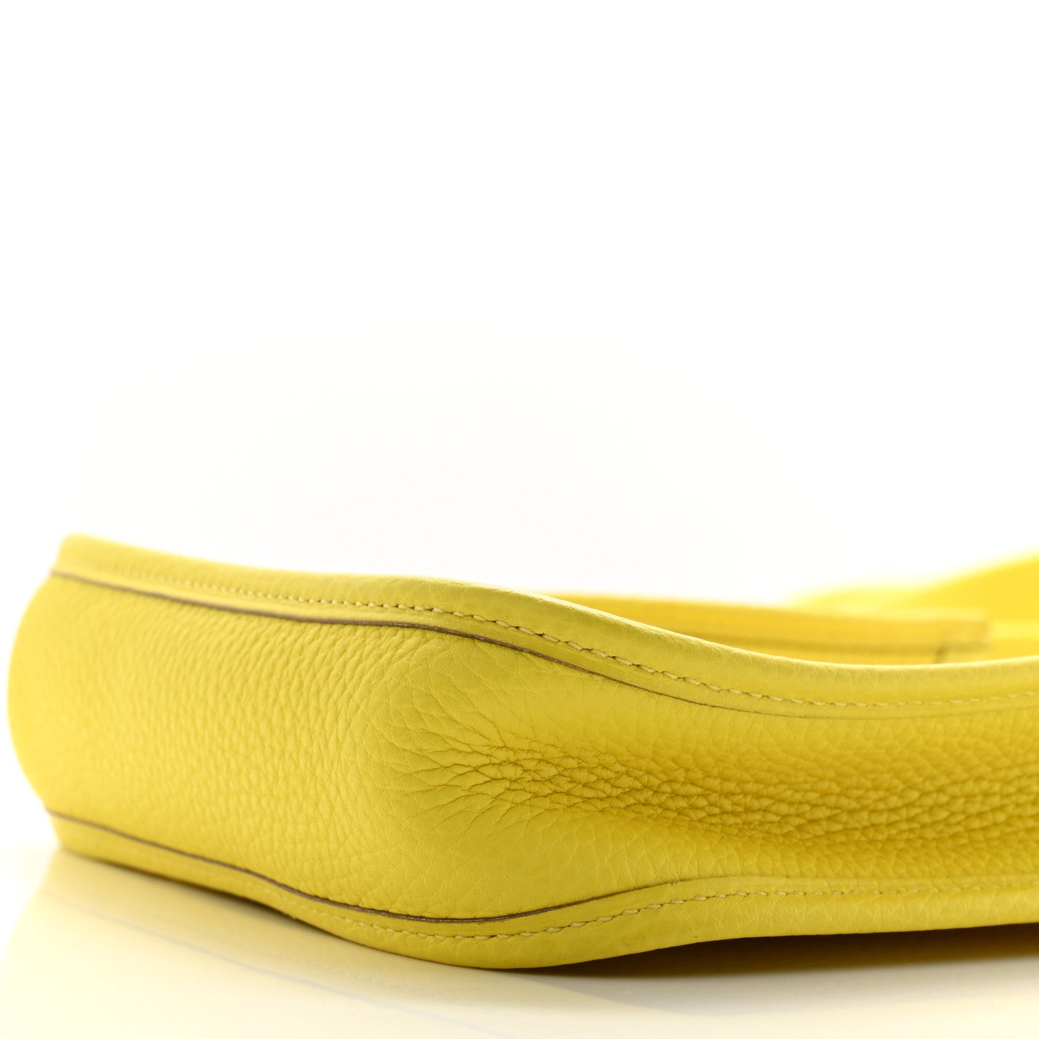 Hermes Taurillon Clemence Evelyne TPM Lime 10 of 11