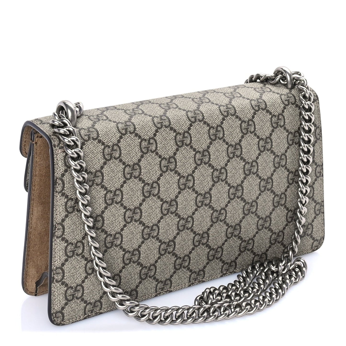 GG Supreme Monogram Small Dionysus Shoulder Bag Taupe