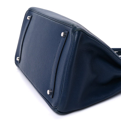 Hermes Togo Birkin 35  Bleu de Prusse 8 of 9