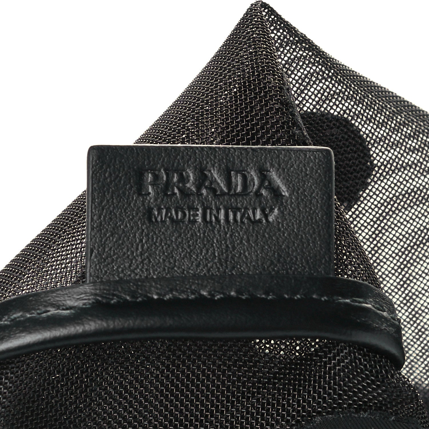Prada Mesh Sequin Polka-Dot Tote Bag Black 9 of 12