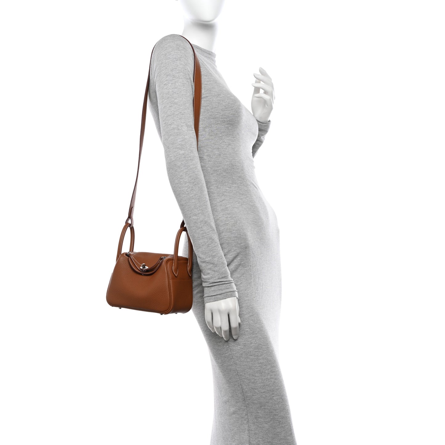 Taurillon Clemence Mini Lindy 20 Gold