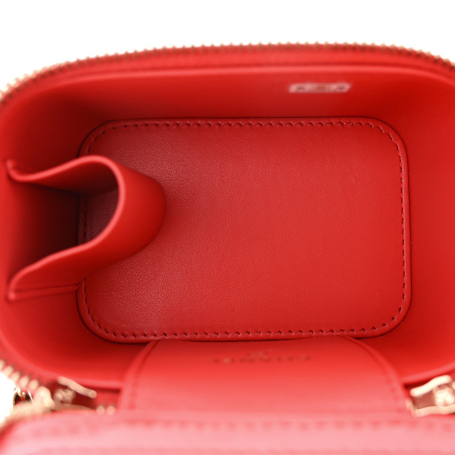 Chanel Caviar Quilted Mini Vanity Case With Chain Dark Pink 5 of 10