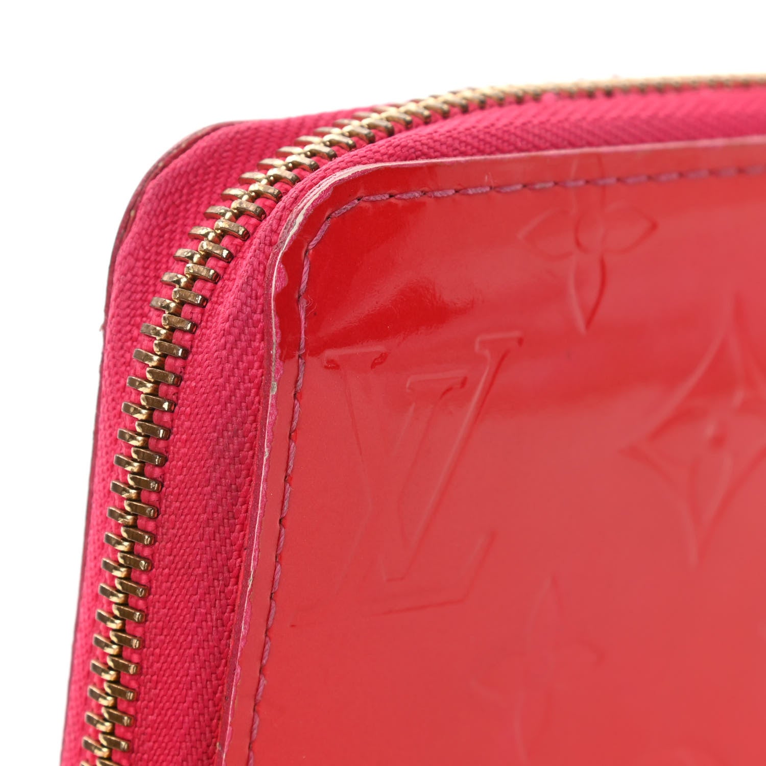 Louis Vuitton Vernis Zippy Wallet Rose Pop 8 of 12