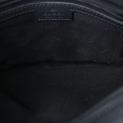Gucci Rubber Effect Monogram GG Waist Belt Bag  Black 4 of 8