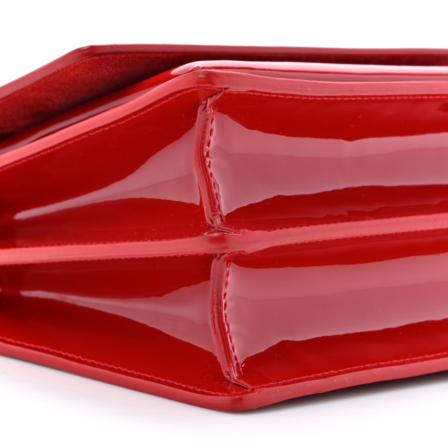 Saint Laurent Patent Small Monogram Sunset Red 9 of 9