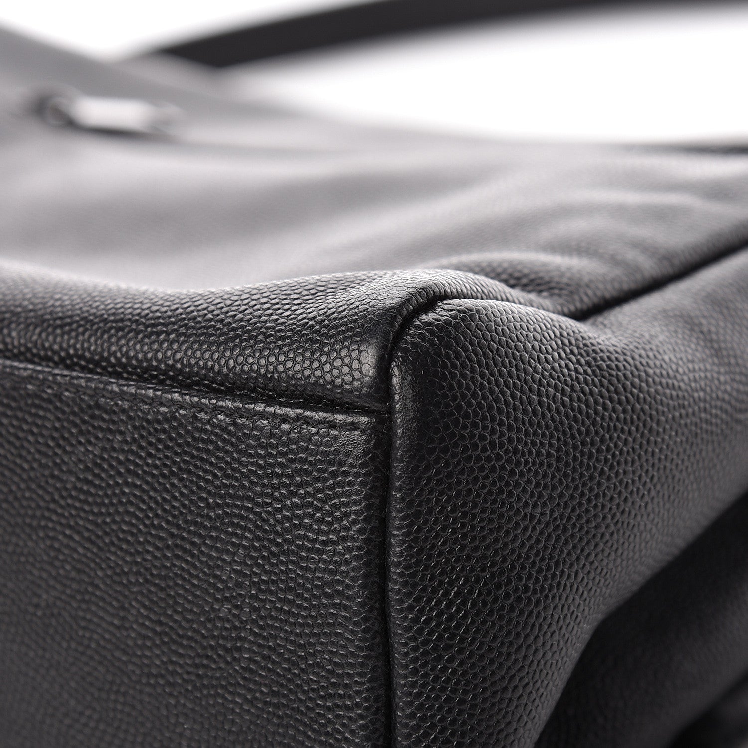 Saint Laurent Grain De Poudre Medium West Hollywood Monogram Fold-Over Black 15 of 19