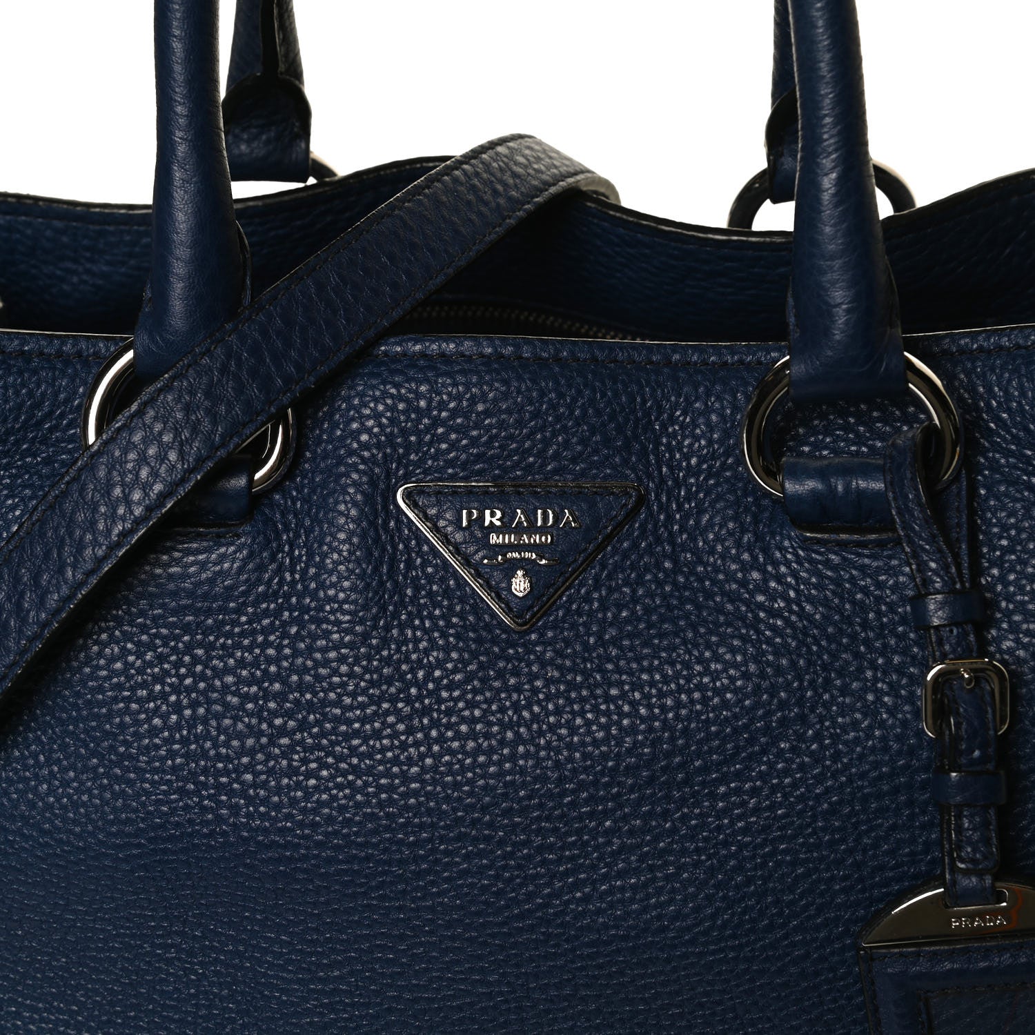 Prada Vitello Daino Tote Inchiostro 7 of 13
