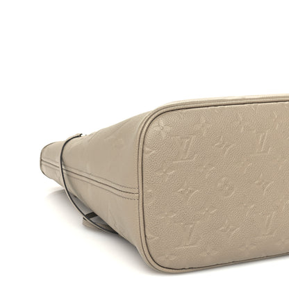 Louis Vuitton Empreinte Monogram Giant Neverfull MM Tourterelle 7 of 8