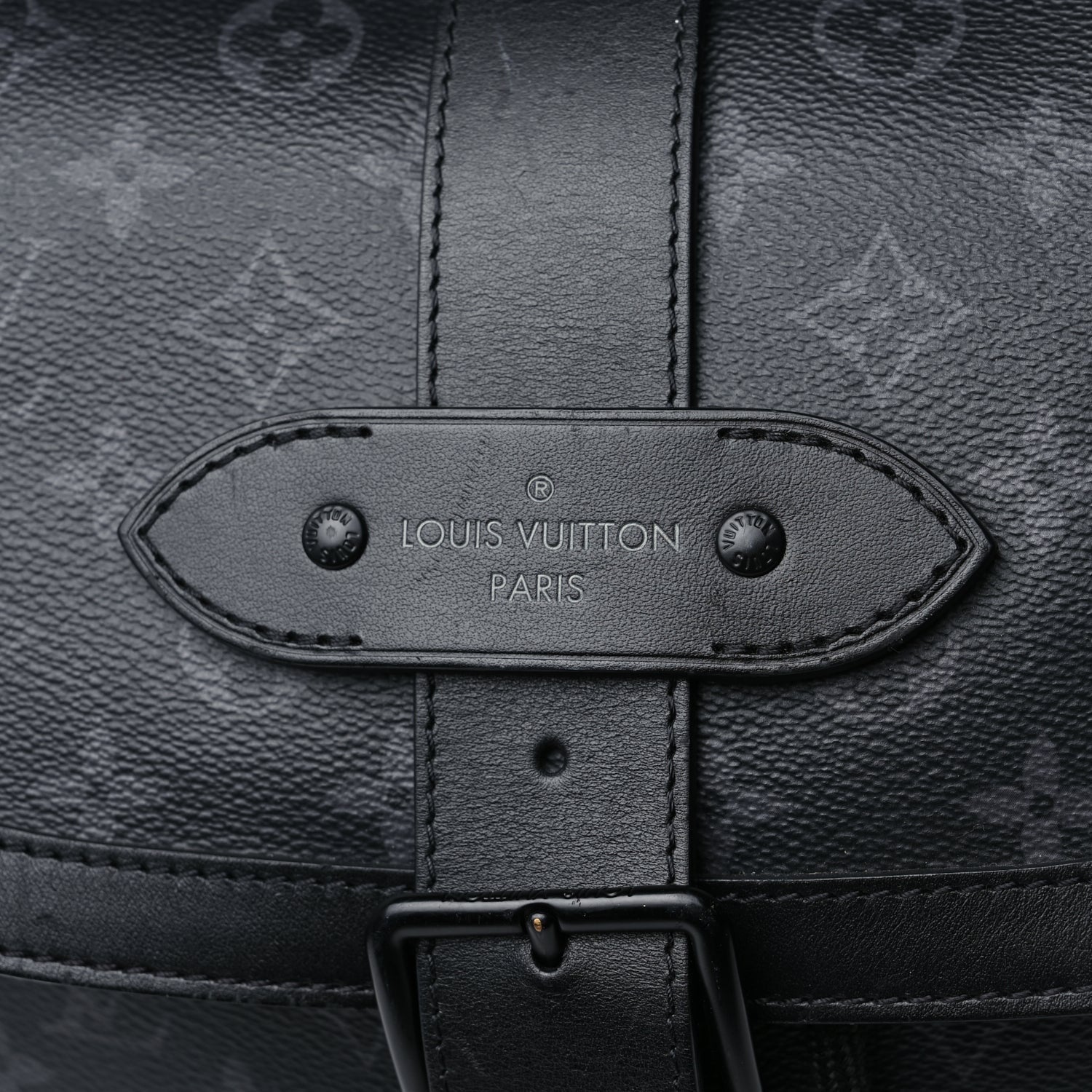 Louis Vuitton Monogram Eclipse Saumur Backpack 5 of 9