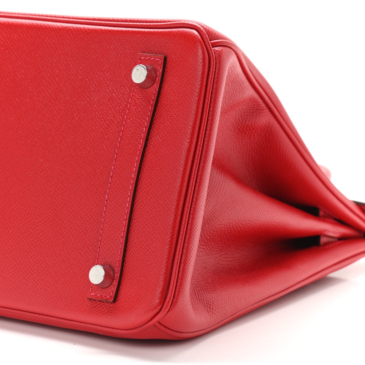 Hermes Epsom Birkin 30 Rouge Casaque 8 of 9