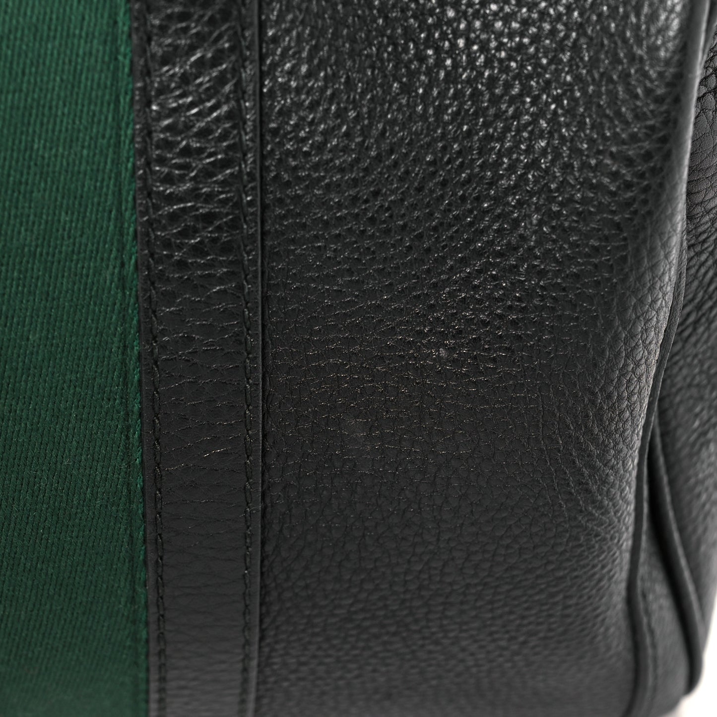 Calfskin Vintage Web Medium Boston Black