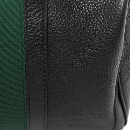 Gucci Calfskin Vintage Web Medium Boston Black 15 of 16