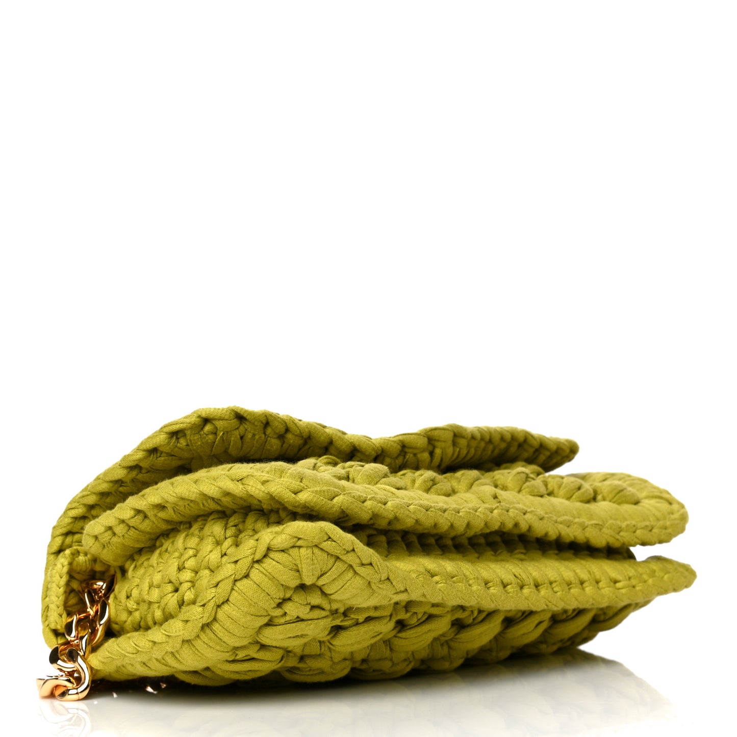 Jersey Crochet Shoulder Bag Kiwi