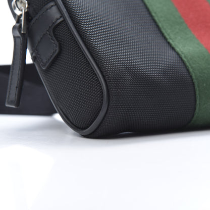Gucci Canvas Web Slim Belt Bag Black 9 of 10