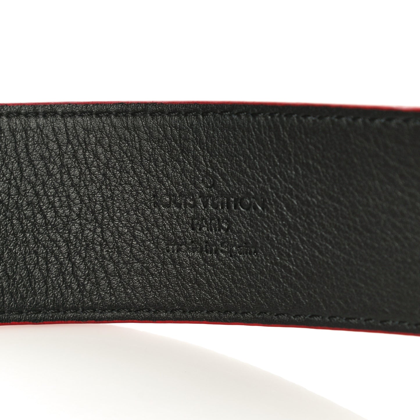 X SUPREME Monogram 40mm LV Initiales Belt 95 38 Red
