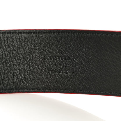 Louis Vuitton X SUPREME Monogram 40mm LV Initiales Belt 95 38 Red 3 of 9