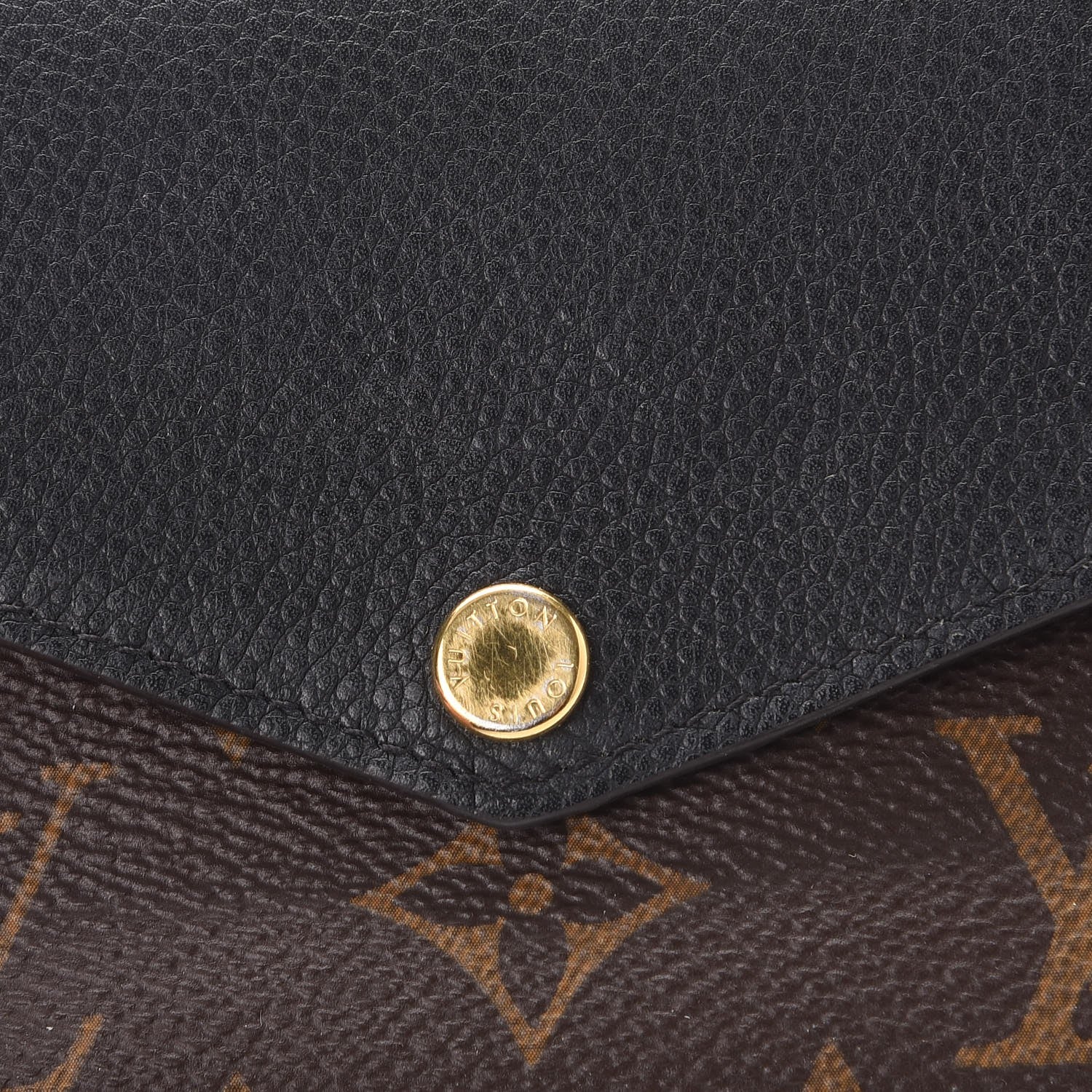 Louis Vuitton Monogram Pallas Compact Wallet Black 9 of 9