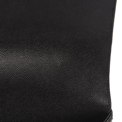 Chanel Caviar Chevron Quilted Small Coco Handle Flap So Black 11 of 11
