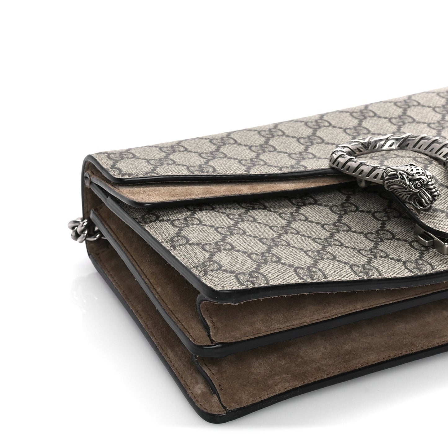 GG Supreme Monogram Small Dionysus Shoulder Bag Taupe