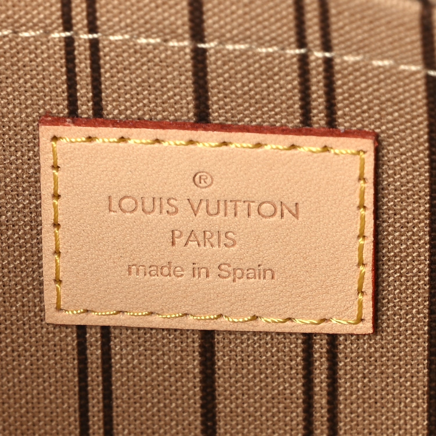 Louis Vuitton Monogram Neverfull MM GM Pochette 5 of 6