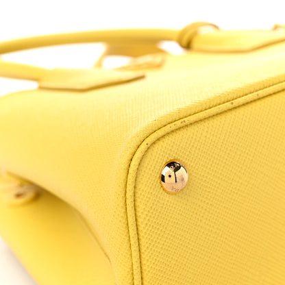 Prada Saffiano Cuir Mini Double Bag Sole 7 of 17