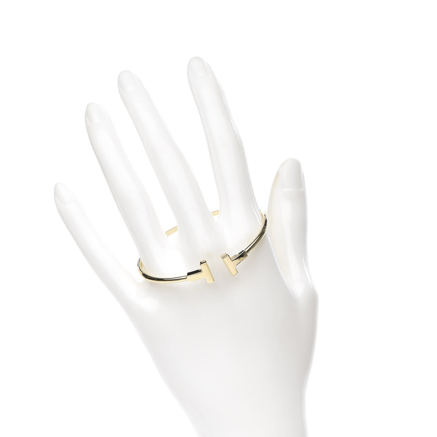 18K Yellow Gold T Wire Bracelet