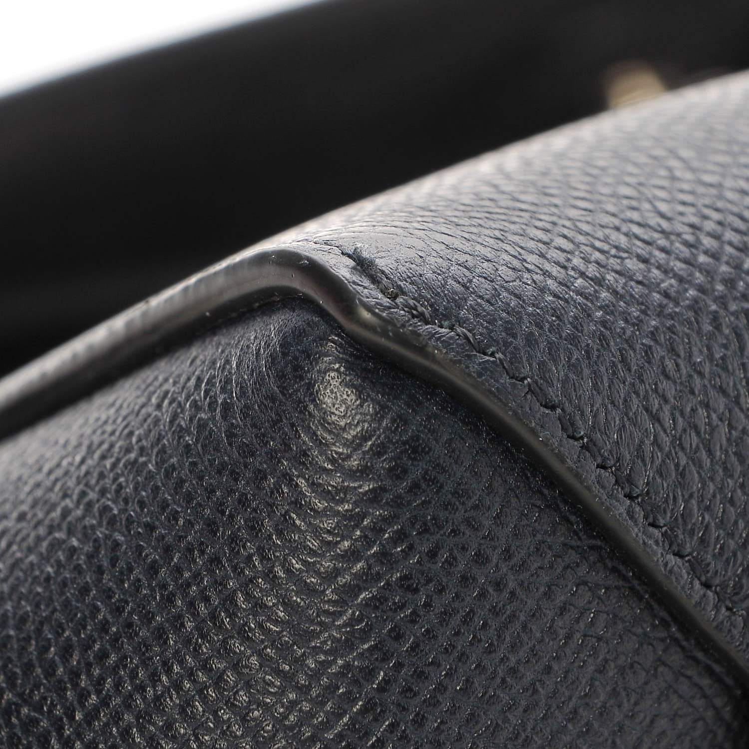 Celine Grained Calfskin Mini Belt Bag Navy 7 of 13