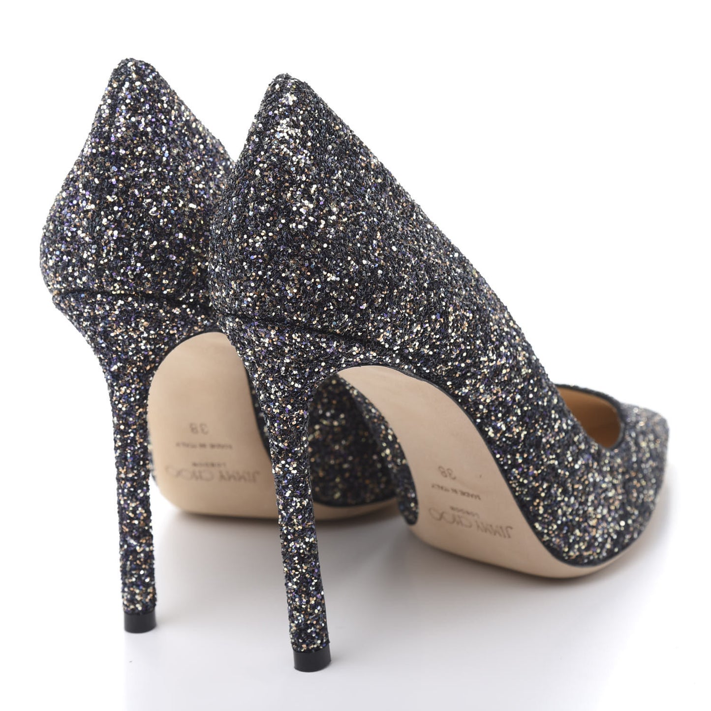 Coarse Glitter Romy 100 Pumps 38 Multicolor