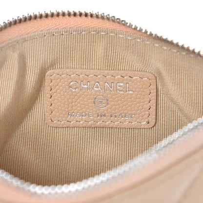 Chanel Caviar Quilted Small Cosmetic Case Beige 6 of 10