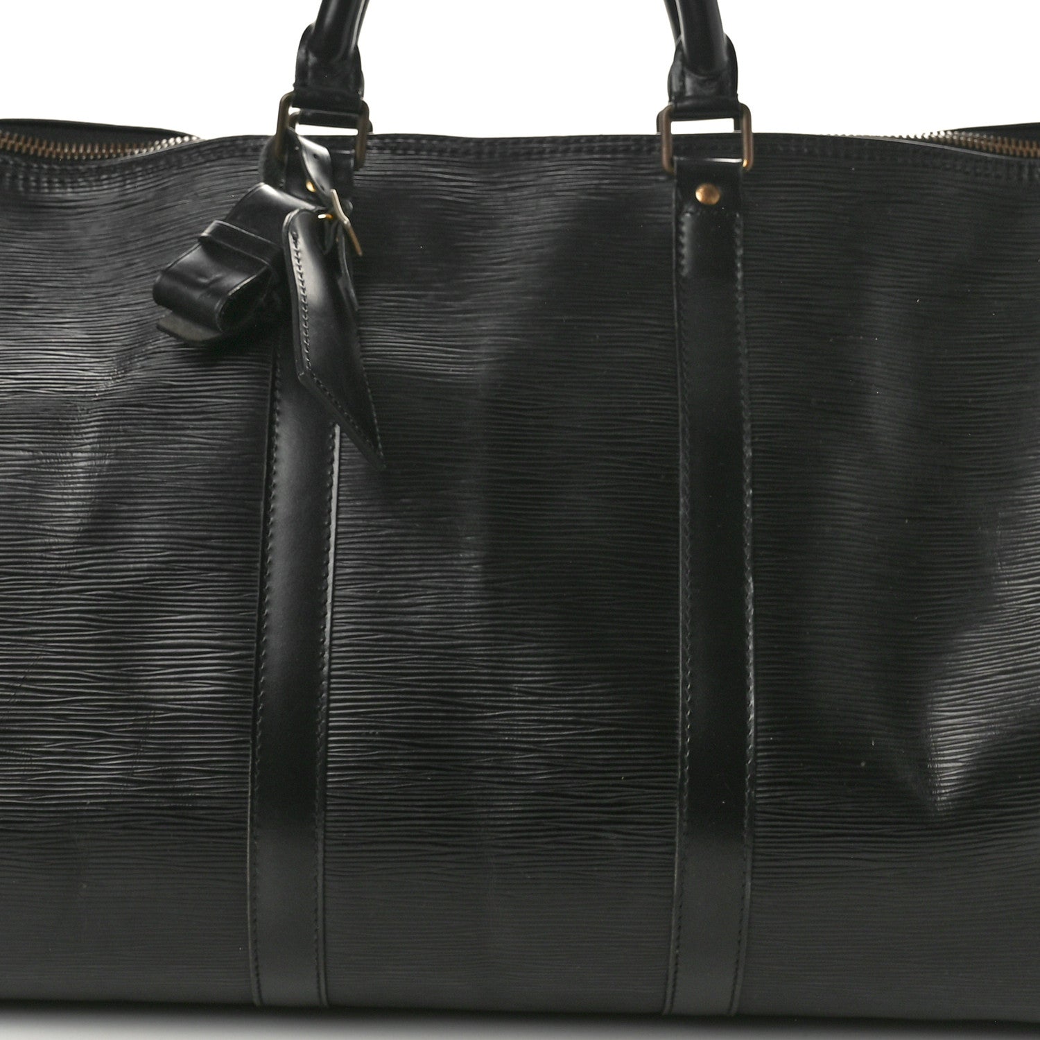 Louis Vuitton Epi Keepall 50 Black 6 of 9